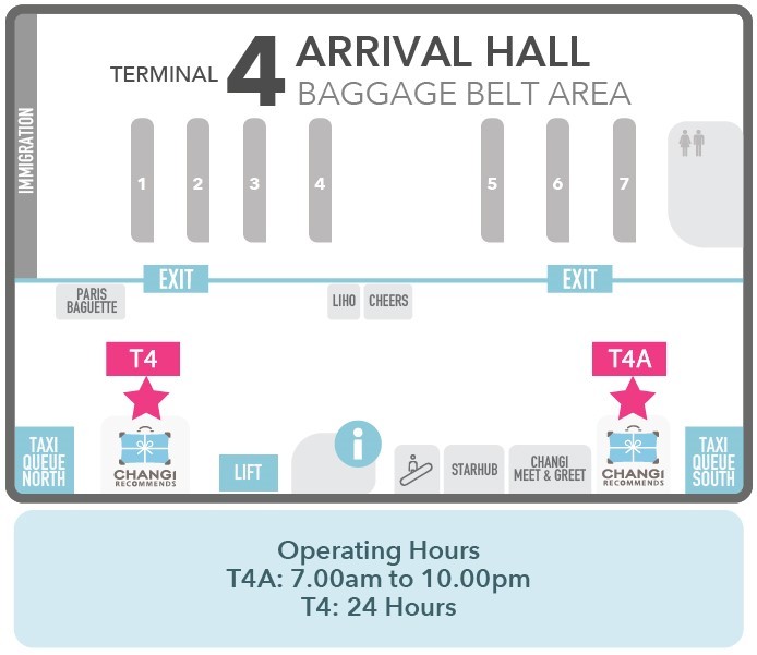 Changi Recommends Booth at Terminal 4