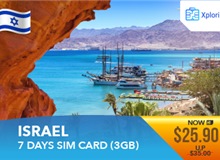 Israel 7 Days Sim Card 3GB