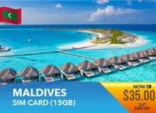 MALDIVES DATA CARD 15GB
