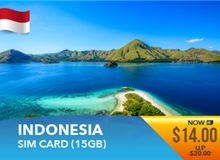 Indonesia Sim Card 15GB