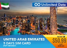 United Arab Emirates 5 Days Unlimited Data
