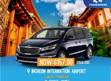 South Korea Single Trip - Incheon International Airport To Seoul City OR Seoul City To Incheon International Airport (4 Seater)