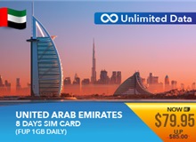 United Arab Emirates 8 Days Unlimited Data