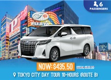 Japan - Tokyo Private Chartered Tour - 6 Seater (Route B)