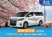 Japan - Tokyo Private Chartered Tour - 10 Seater (Route A)