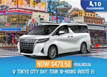 Japan - Tokyo Private Chartered Tour - 10 Seater (Route E)