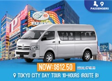 Japan - Tokyo Private Chartered Tour - 10 Seater (Route B)