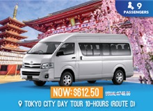 Japan - Tokyo Private Chartered Tour - 10 Seater (Route D)