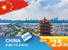 China, Hong Kong And Macau 15 Days E-sim Unlimited Data 5GB High Speed