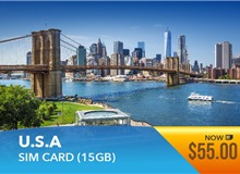 USA SIM CARD 15GB