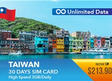 Taiwan 30 Days Unlimited Data 5G 3GB High Speed Sim Card