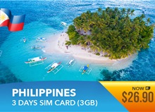 Philippines 3 Days High Speed Data Sim Card 3GB