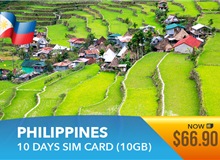 Philippines 10 Days High Speed Data Sim Card 10GB