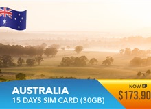 Australia 30 Days High Speed Data Sim Card 30GB
