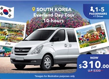 South Korea (Everland) Private Car Charter 10 Hours - 9 Seater