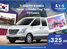South Korea (Seoul Suburbs) Private Car Charter 10 Hours - 9 Seater