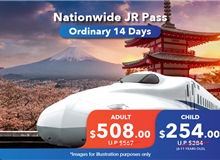 Nationwide JR Pass Ordinary 14 Days Adult