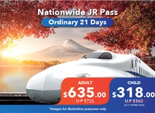 Nationwide JR Pass Ordinary 21 Days Adult