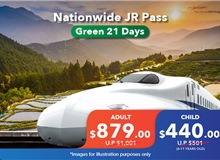 Nationwide JR Pass Green 21 Days Adult