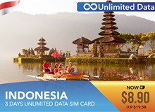 Indonesia 3 Days Unlimited Data Sim Card
