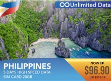 Philippines 5 Days High Speed Data Sim Card 20GB