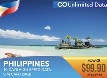 Philippines 10 Days High Speed Data Sim Card 20GB