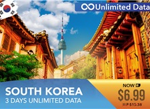 South Korea 3 Days Unlimited Data