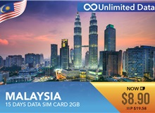 Malaysia 15 Days Data Sim Card 2GB