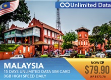 Malaysia 15 Days Unlimited Data Sim Card 3GB High Speed Daily