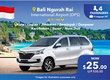 (Indonesia) Bali Ngurah Rai Airport - Zone 1, One Way Transfer (7 Seater)
