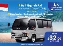 (Indonesia) Bali Ngurah Rai Airport - Zone 1, One Way Transfer (12 Seater)