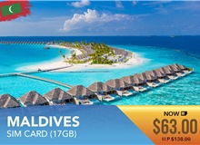 MALDIVES DATA CARD 17GB