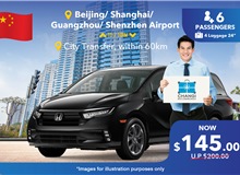 (China) Beijing/ Shanghai/ Guangzhou/ Shenzhen Airport - City Center Within 60km (7 Seater Car + Meet &amp;Greet)