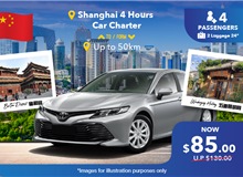 (China) Shanghai 4 Hours Car Charter - 5 Seater, Up To 50km