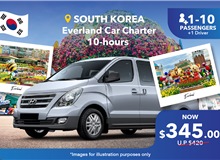 South Korea (Everland) Private Car Charter 10 Hours, Group Of 1-10
