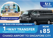 [Singapore Airport Limousine Transfers] (13-seater) Airport Pick-up Only