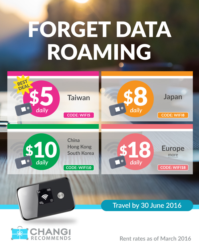 Overseas Wifi Router Rental Promotion starting from $5 a day