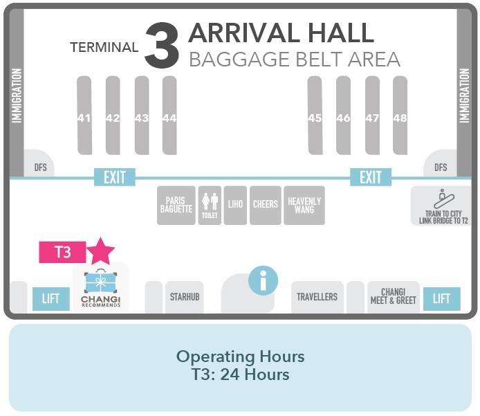 Changi Recommends Booth at Terminal 3
